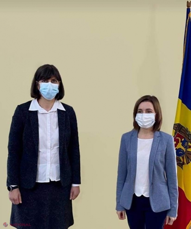 Maia Sandu a ajuns la Bruxelles şi deja s-a întâlnit cu procuror-șef al Parchetului European. Despre ce a discutat şeful statului cu Laura Codruța Kövesi