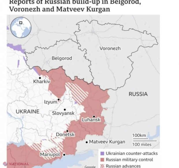 Unde își adună Rusia trupe în acest moment. Moscova a mai rămas cu 80% din puterea de luptă acumulată la granița cu Ucraina înainte de invazie
