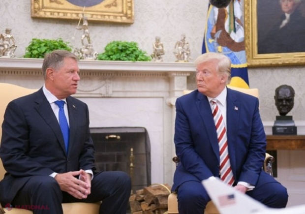 Întâlnire ISTORICĂ la Casa Albă. Klaus Iohannis şi Donald Trump au adoptat o declaraţie comună privind întărirea relaţiilor. Preşedintele american susţine eforturile de eliminare a vizelor pentru români 