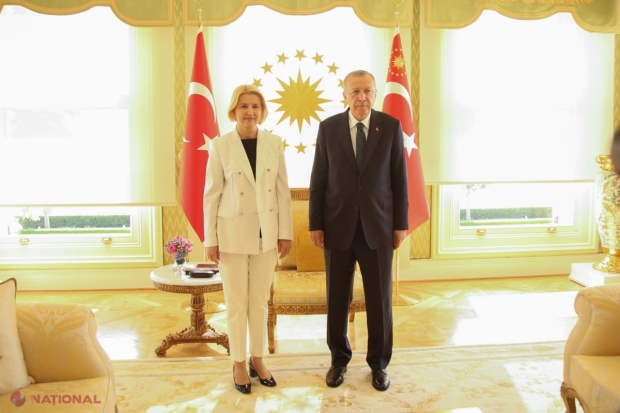 Guvernatoarea UTA Găgăuzia a fost primită de Erdogan la reședința oficială de la Istanbul. Despre ce au discutat Irina Vlah și Recep Tayyip Erdogan, înainte ca președintele Turciei să se întâlnească cu Putin la Soci