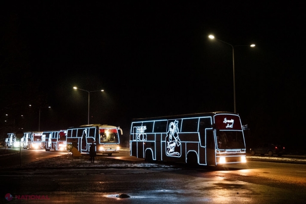 FOTO, VIDEO // „Caravana magică de Crăciun a Partidului „ȘOR” aduce bucuria sărbătorilor de iarnă pentru zeci de mii de copii din întreaga țară”