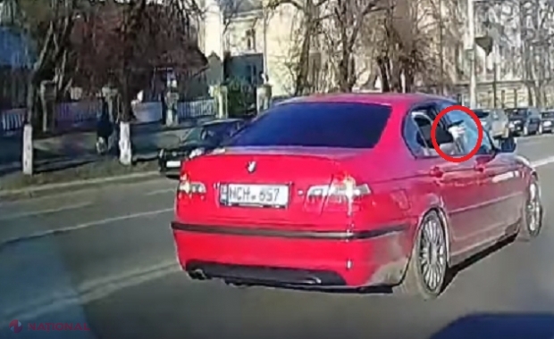 VIDEO // Poliția l-a găsit pe tânărul care a scos pistolul pe geamul automobilului, speriind șoferii de pe strada Ismail: Explicațiile PUERILE oferite oamenilor legii 