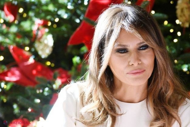 FOTO // Ce rochie IMPRESIONANTĂ a purtat Melania Trump la Revelion!