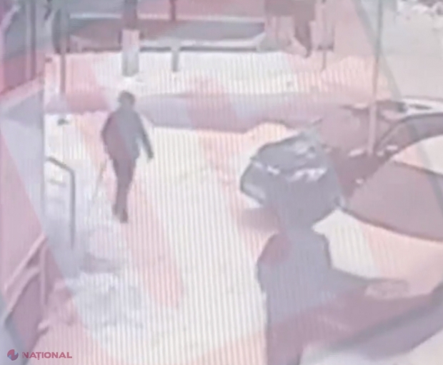 VIDEO // Momentul în care individul de 50 de ani DETONEAZĂ explozibilul în magazinul din Chișinău