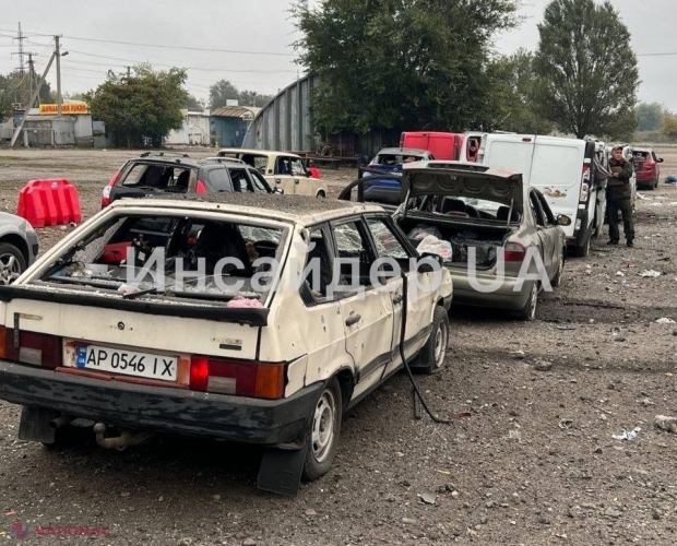 VIDEO // Atac sângeros la Zaporojie. Rușii au bombardat un convoi umanitar ucigând 23 de civili 