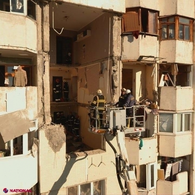 Cauza exploziei din „blocul groazei”: Procurorul Chișinăului spune că deflagrația NU s-a produs de la butelia de gaz
