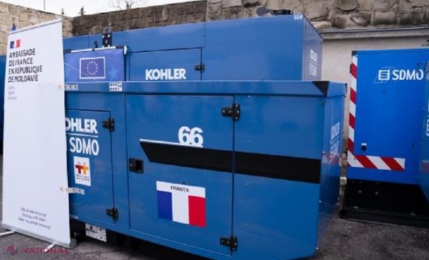 Franța va dona Ministerului Sănătății mai multe generatoare de curent electric