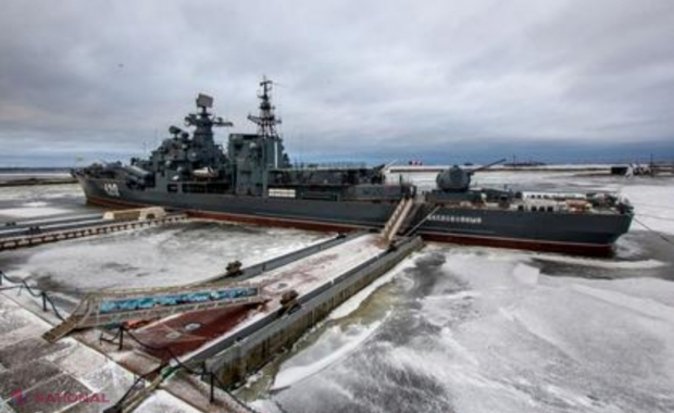 Scene INCREDIBILE în Rusia! Ce a făcut comandantul unui DISTRUGĂTOR cu propria sa navă