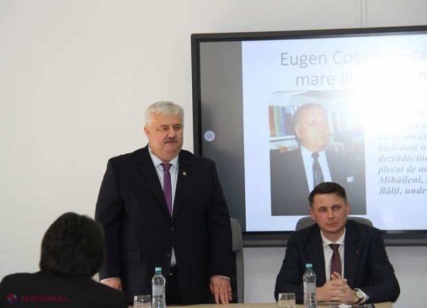 Centrul de studii filologice „Eugen Coșeriu”, inaugurat în cadrul Facultății de Litere a USM, cu sprijinul financiar al României