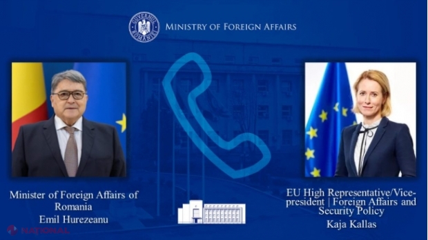 Ministrul de Externe de la București, Emil Hurezeanu, și Kaja Kallas, discuții despre strategia UE la Marea Neagră, extinderea UE cu R. Moldova și Ucraina și sprijinirea Chișinăului în actuala criză energetică