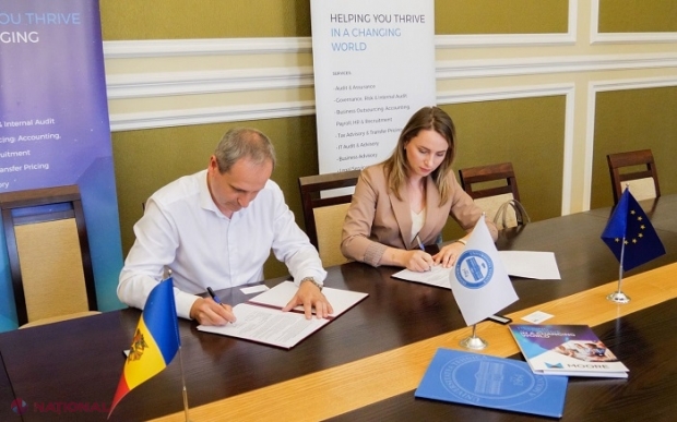 UTM, acord de colaborare cu reprezentantul unuia dintre liderii mondiali de contabilitate, audit și consultanță: Proiecte academice, de cercetare și educaționale