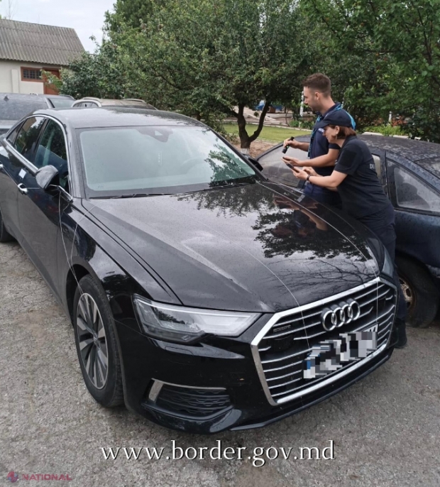 Automobil de LUX furat din Germania, reținut în momentul în care un tânăr din R. Moldova intenționa să plece în România la volanul acestuia