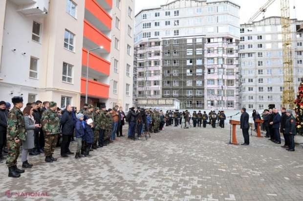 Case noi pentru 335 de familii de MILITARI ai Armatei Naționale