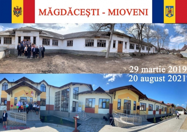 VIDEO // La Măgdăcești a fost INAUGURATĂ grădinița „Tip Pitic Mioveni”, reconstruită din temelii grație suportului Primăriei Mioveni, România. Costul proiectului depășește 13 MILIOANE de lei
