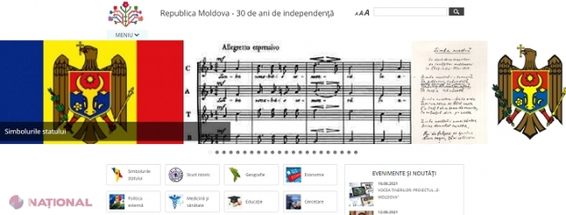 ANIVERSARE // Pagină WEB, dedicată celor 30 de ani de independență ai R. Moldova
