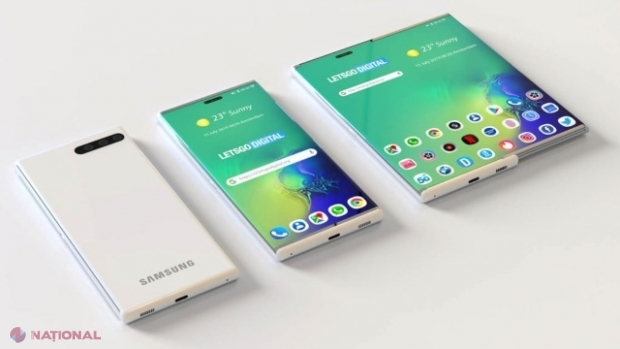 SAMSUNG pregăteşte smartphone-ul cu ECRAN EXTENSIBIL. Arată ca unul normal, dar îi poţi dubla ecranul cu o apăsare de buton