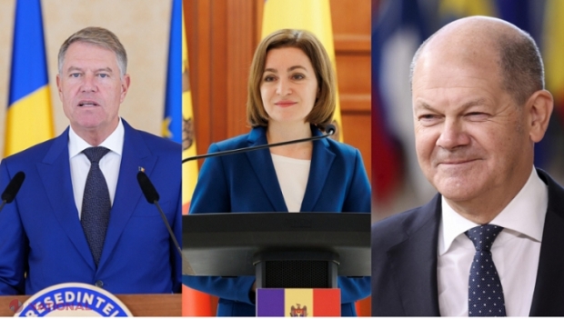 Președintele Klaus Iohannis va găzdui la București o reuniune trilaterală cu participarea președintei Republicii Moldova, Maia Sandu, și a cancelarului german Olaf Scholz.