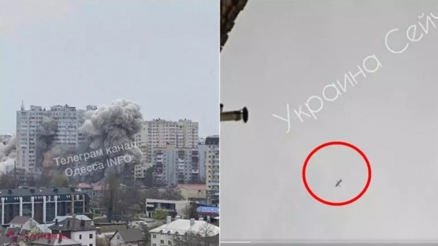 Armata rusă a lansat BOMBE asupra orașului Odesa. Pista aeroportului a fost distrusă