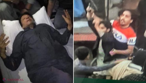 VIDEO // Primele imagini cu fostul premier al Pakistanului, Imran Khan, după tentativa de asasinat. „Un glonţ l-a lovit în picior”