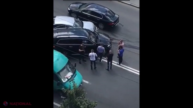 VIDEO, FOTO // Veaceslav Platon, ACCIDENT în fața CNA