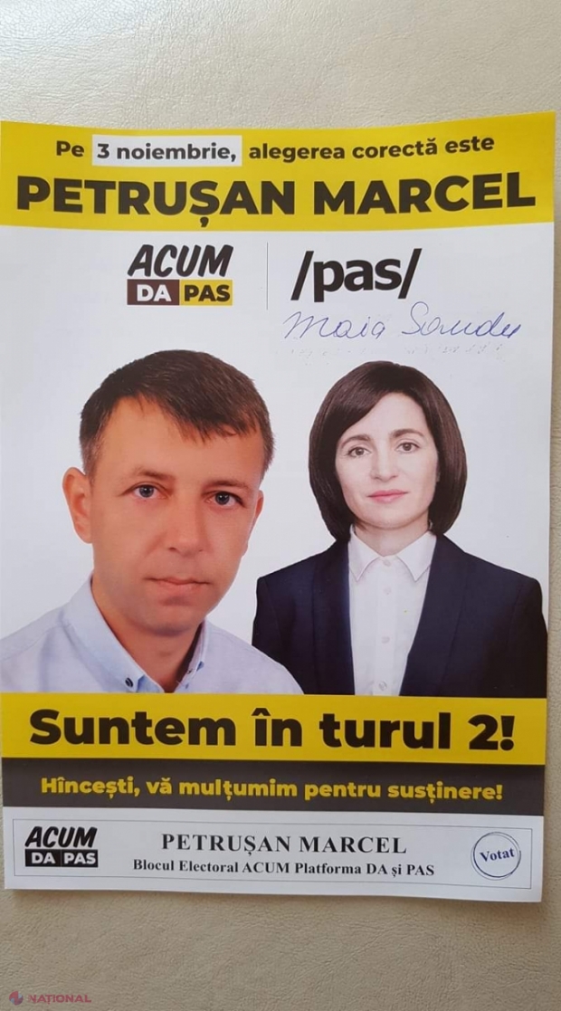 Şeful PAS de la Hânceşti a fost dat afară din partidul Maiei Sandu. A fost anunţat prin e-mail: „Se creează impresia că cei de la centru au pornit un proces de „curățare