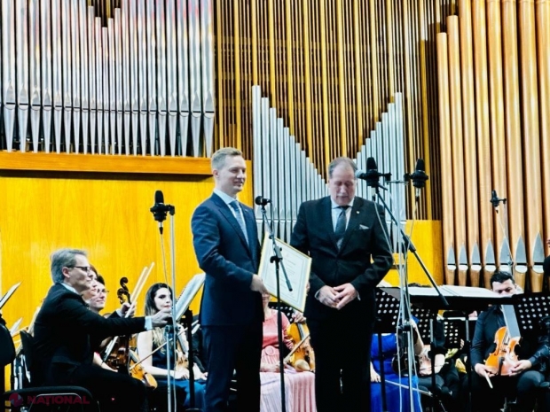 FOTO // O nouă PREMIERĂ pentru R. Moldova. Orchestra Operei Naționale București a interpretat la Sala cu Orgă din Chișinău, în cadrul Programului aniversar „Ciprian Porumbescu”, trei opere emblematice ale marelui compozitor român