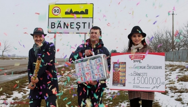 FOTO, VIDEO // În satul Bănești a apărut un MILIONAR – Gheorghe Berzedean a câștigat 1 500 000 de lei cu biletul „Bingo Loto”