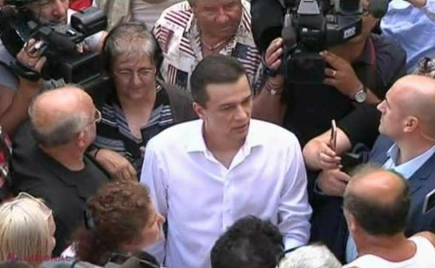 Sorin Grindeanu, baie de mulţime la Timişoara. Premierul a izbucnit în lacrimi...