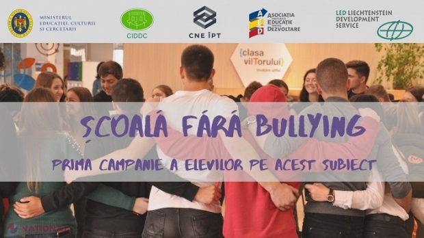 PRIMA campanie de prevenire a BULLYINGULUI, inițiată de elevii din învățământul profesional tehnic din R. Moldova