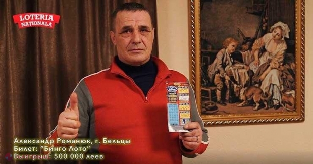 Loteria Națională: Un bărbat din Bălți a câștigat 500 de mii de lei „Cincisprezece ani de muncă sunt în acest bilet. Jucați și câștigați”