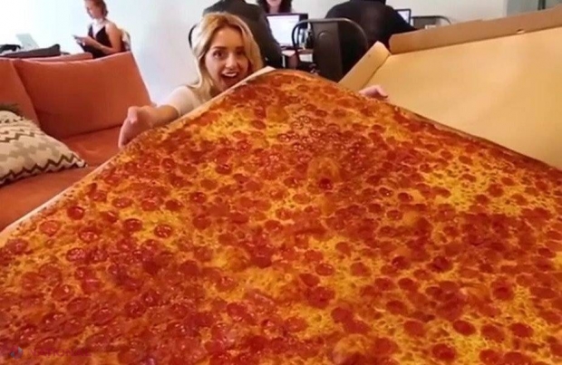 VIDEO // Cum arată și cât costă cea mai mare PIZZA din lume