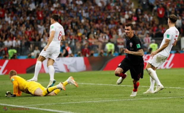 Franţa - Croaţia e finala Cupei Mondiale, după ce Mandzukic a „ucis”, în prelungiri, marele vis al Angliei