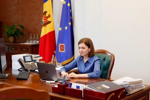 Maia Sandu, discuție cu cei 27 de AMBASADORI ai statelor membre UE, acreditați la Chișinău, despre Planul de redresare economică a R. Moldova în valoare de 600 de milioane de euro
