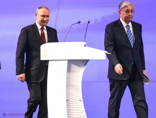 Răzbunarea lui Putin. Liderul de la Kremlin PEDEPSEȘTE Kazahstanul, după ce președintelui Tokayev a refuzat să recunoască autoproclamatele republici din Donbas