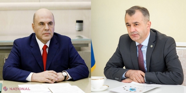 Premierul Chicu, discuție cu omologul de la Moscova despre vaccinul rusesc împotriva COVID, creditul de 200 de milioane de euro și datoriile „Moldovagaz” către „Gazprom”