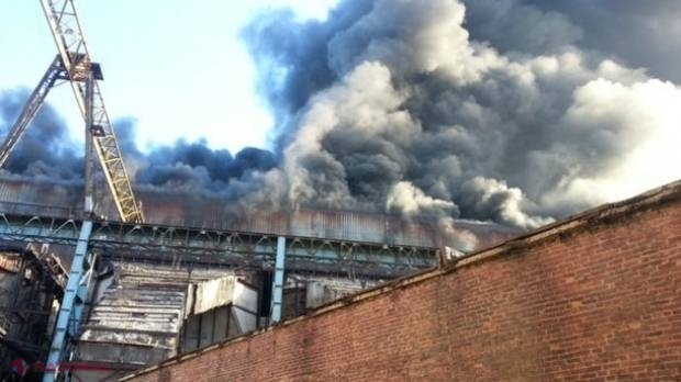 Incendiu puternic la o centrală nucleară din Ucraina