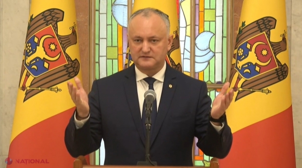 VIDEO // Dodon se DESPARTE cu greu de funcția de președinte. Acesta s-a RĂSTIT la adresa Maiei Sandu: „Președintele nu trebuie să stea în instituția aceasta pe care am reparat-o și o transmit… Sau să stea pe Facebook. Nu regret nicio decizie luată”