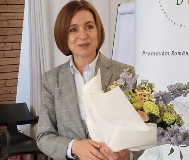 Premiul România Europeană, oferit Maiei Sandu la Cluj-Napoca