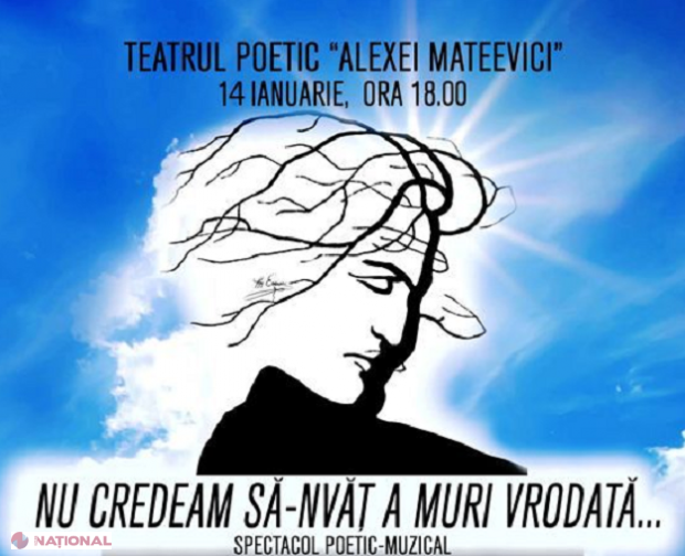 Spectacol dedicat lui Mihai Eminescu, la Chișinău