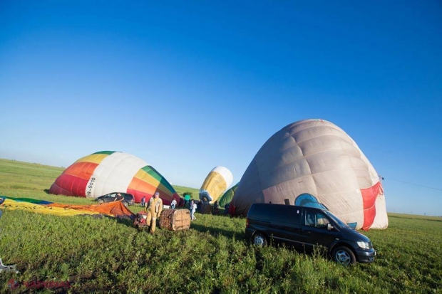 REPORTAJ FOTO // Nouă baloane cu aer cald deasupra Chișinăului