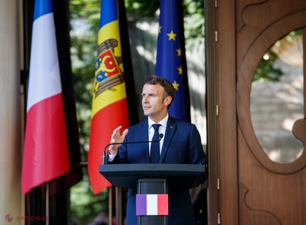 „Mesaj POZITIV și clar”: Liderul francez, Emmanuel Macron, sugerează la Chișinău, în calitate de președinte al Consiliului European, că R. Moldova va primi săptămâna viitoare statut de țară candidată pentru aderare la UE