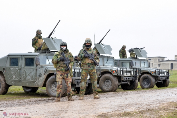 FOTO // Trageri de LUPTĂ cu participarea militarilor Armatei Naționale, dar și celor din România, SUA și Marea Britanie