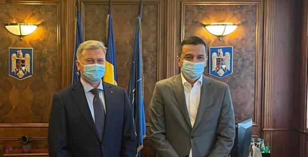 Construcția PODURILOR între cele două state românești, principalul subiect al discuțiilor dintre Ambasadorul Victor Chirilă și vicepremierul României, Sorin Grindeanu