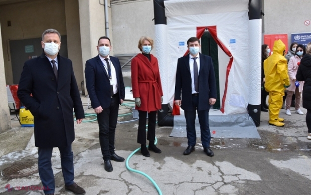 FOTO // Instalații de decontaminare și echipamente IT pentru supravegherea pandemiei COVID-19, donate de Elveția și OMS