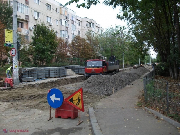 Trafic suspendat pe strada Doina