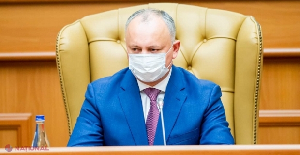 Singurele mesaje ale lui Igor Dodon în ziua în care Parlamentul „a LUAT FOC”