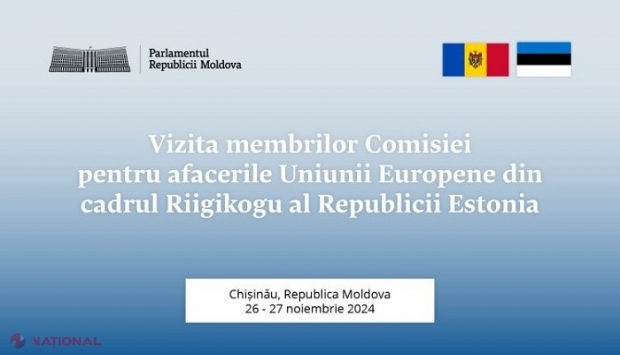 Deputați din Estonia, vizită la Chișinău: Întâlniri la nivel înalt pentru a explora oportunități de intensificare a colaborării dintre cele două state, pentru a ajuta parcursul european al R. Moldova