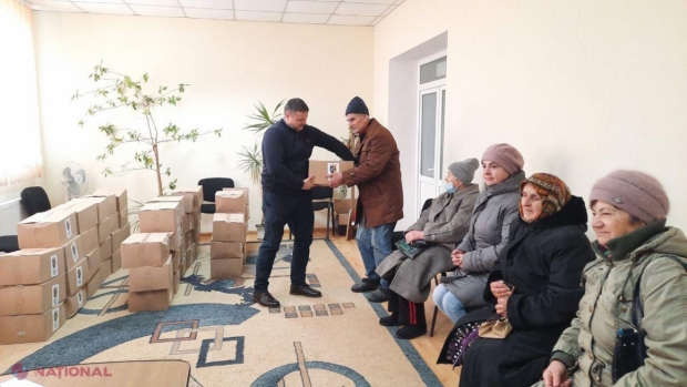 FOTO // Peste 8 000 de pensionari din Orhei au primit DARURI de la echipa lui Ilan Șor, cu ocazia sărbătorilor de iarnă