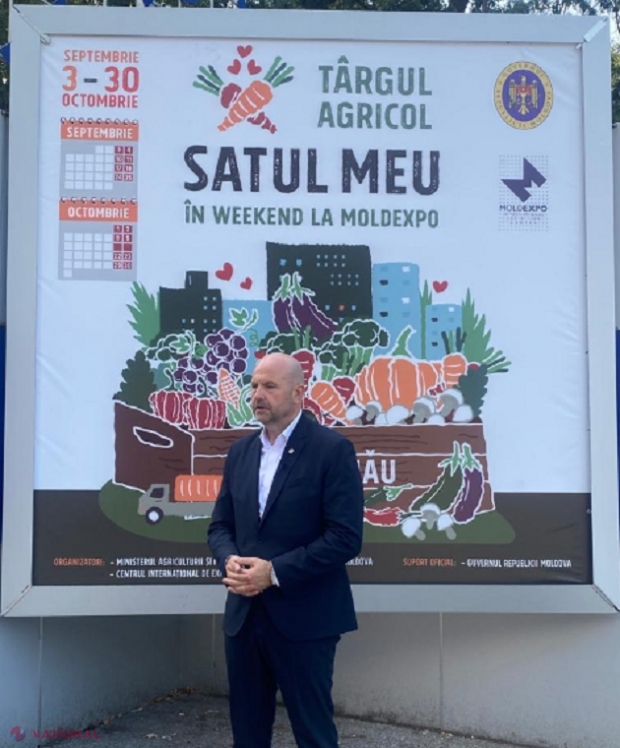 Târg al produselor agricole cultivate pe tot teritoriul R. Moldova, timp de două luni la „Moldexpo”: Producătorii agricoli sunt invitați să comercializeze marfa direct cumpărătorilor  
