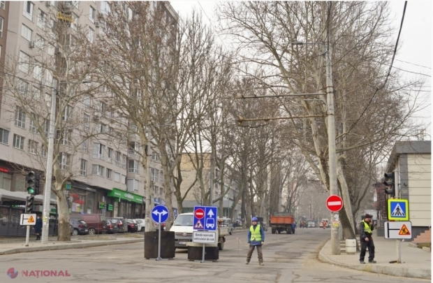 IMOPORTANT: Traficul rutier de pe strada Ion Creangă, SUSPENDAT total pe tronsonul str. Alba-Iulia - str. E. Coca